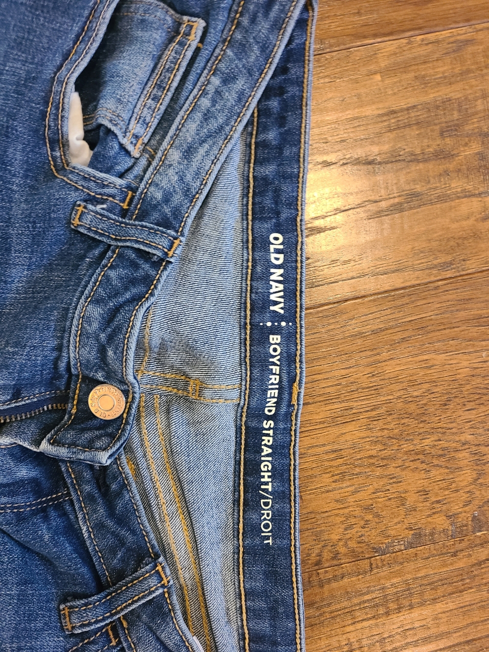 Old Navy Blue Boyfriend Straight Jeans